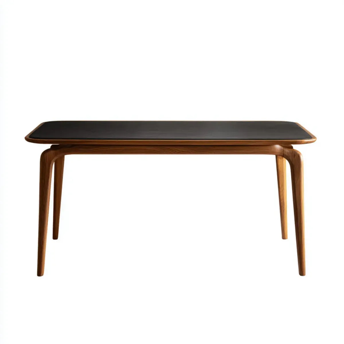 Stół jadalny Czarny orzech czarny 180 x 90 x 75 cm litego drewna prostokątne